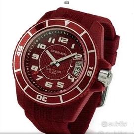Orologio BROSWAY Sub Color rosso da uomo NUOVO