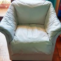 Poltrona in Pelle - Bianca