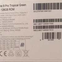 Redmi note Note 9 Pro