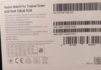 Redmi note Note 9 Pro