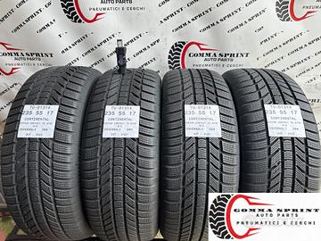 4 PNEUMATICI 235/55 R17 CONTINENTAL INVERNALI 95%