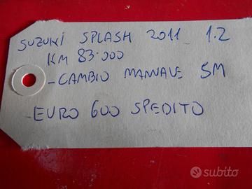 Cambio suzuki splash 5 marce 1.2 anno 2011