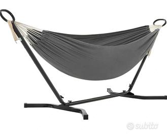 Amaca con supporto nuova, per 2 persone