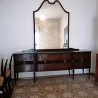 CREDENZA STILE INGLESE CON SPECCHIERA