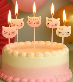 6 Candles con cartellino 