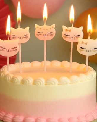 6 Candles con cartellino 
