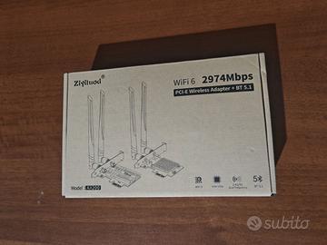 Ziyituod - Scheda WiFi 6 & Bluetooth 5.2