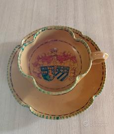Tazzina e Piattino Artigianali Ceramica Orvieto