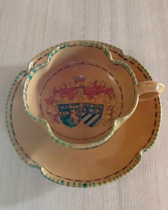 Tazzina e Piattino Artigianali Ceramica Orvieto