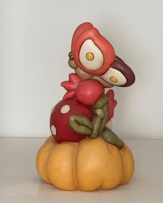 Thun totem autunno con zucca farfalla e fungo