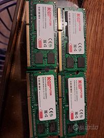 16 GB RAM DDR3 (4x4GB) per iMac e Notebook SODIMM