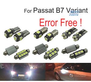 KIT 6 LAMPADE LED PER VOLKSWAGEN VW PASSAT B7 365 
