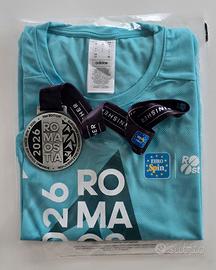 Kit Roma Ostia Half Marathon 2026 t-shirt medaglia