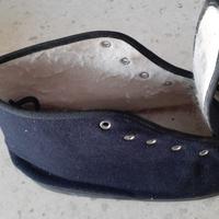 Scarpone gesso e stampella