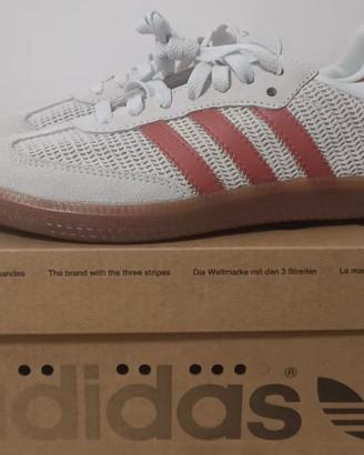 adidas Samba OG Crystal White Preloved Red