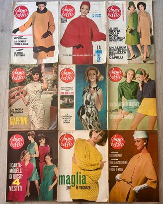 N. 9 Riviste AnnaBella anni 1962/1963 vintage
