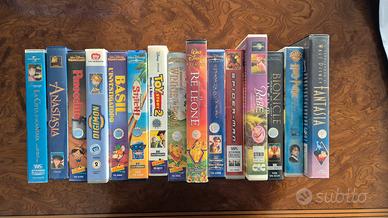 Collezione VHS Disney e Film Animati
