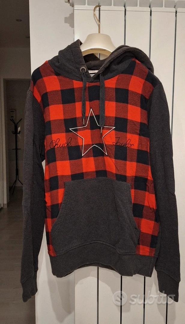 felpa con cappuccio Converse Uomo tg S Abbigliamento e Accessori In vendita a Taranto