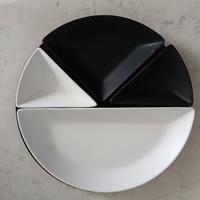 antipastiera rotonda a scomparti mobili 