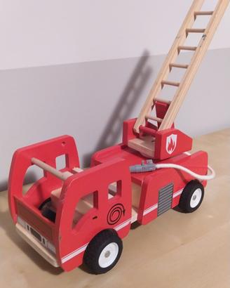Camion dei Pompieri in legno