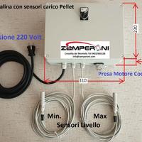 Sensori rilevamento livello pellet