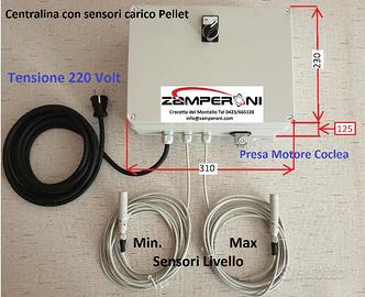 Sensori rilevamento livello pellet