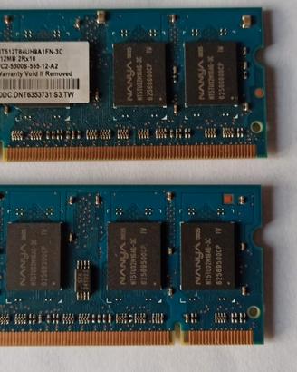 Ram so-dimm 512 mb PC2 5300S DDR2