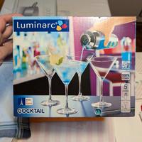Set cocktail Luminarc: shaker + 4 bicchieri Martin