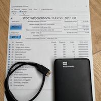 Hard Disk Esterno WD Elements 500GB