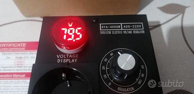 Regolatore di Tensione Regolabile AC 220V 4000W