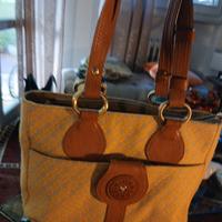 borsa in stoffa e pelle GHERARDINI