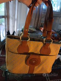 borsa in stoffa e pelle GHERARDINI