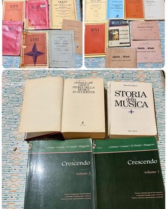 Lotto libri di musica