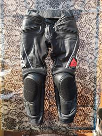 pantaloni moto 48 dainese pelle