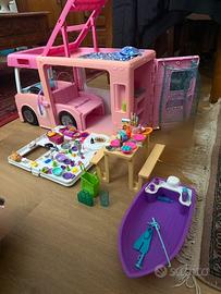Barbie Camper dei sogni 3 in 1 trasformabile barca