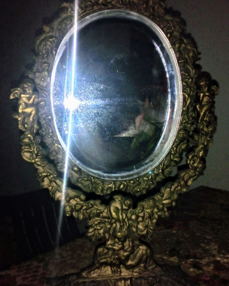 Specchio Bronzo"Dorato"XVIIIsec