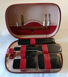 Set da toeletta/viaggio vintage anni '50 - '60