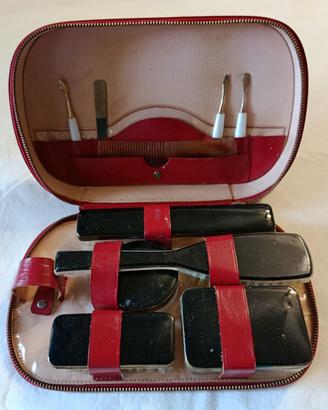 Set da toeletta/viaggio vintage anni '50 - '60