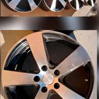 Cerchio in lega stella 7.5 JX 17 H2. 5 fori cerchi