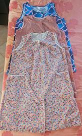 3 vestiti cotone tg XXL