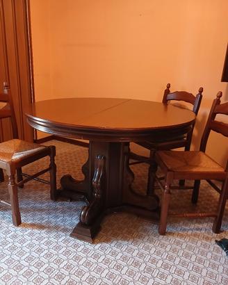 Tavolo da pranzo con 6 sedie