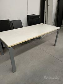 Scrivanie legno e metallo cm 170