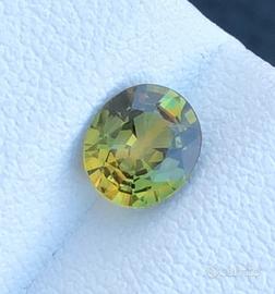 Zaffiro Parti Color 0.95 ct  Certificato