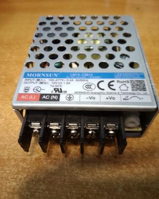 Alimentatore Mornsun LM15-23B12 - 12V 1.3A