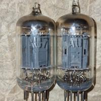 Valvole 12au7 Fivre long plate D getter coppia NOS