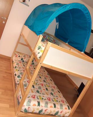 Letto Kura, doghe Lonset, materassi Malfors