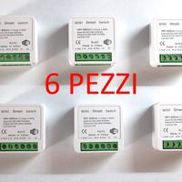 6 PZ INTERRUTTORE SMART SWITCH MINI WIFI Ewelink