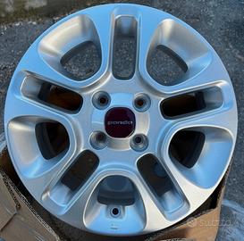KIT COMPLETO 14 FIAT PANDA CERCHI IN LEGA 