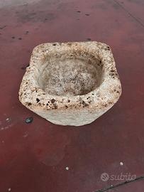 Antico Mortaio vaso in pietra