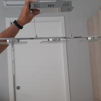 lampadario a led con tre punti luce